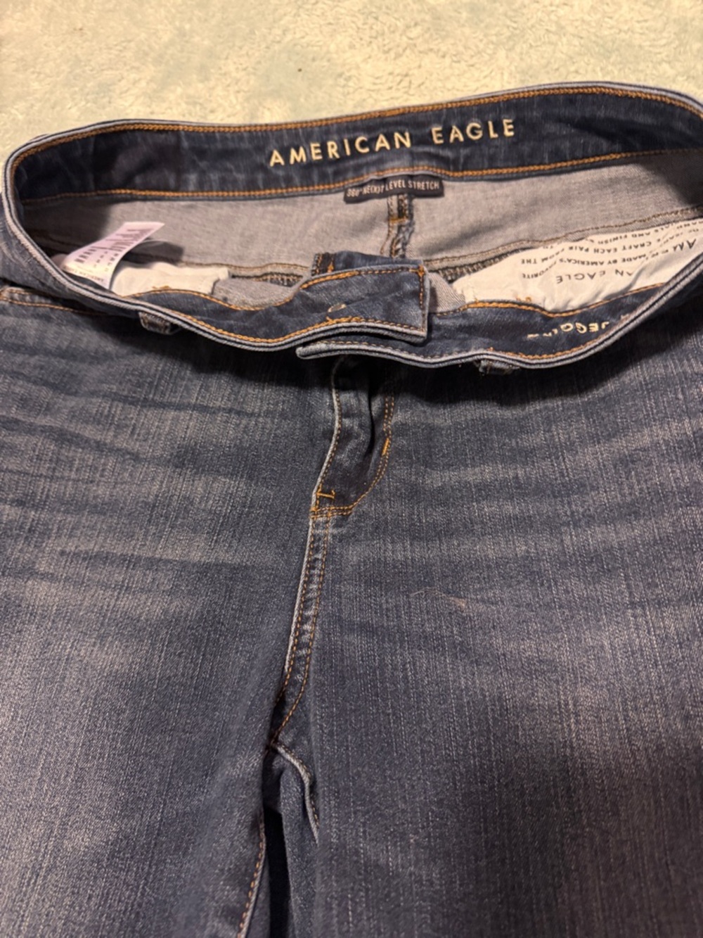 American Eagle Outfitters Women’s Blue Stretch Jeggings